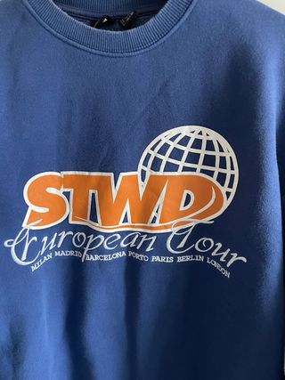 Felpa Oversize Pull&Bear blu