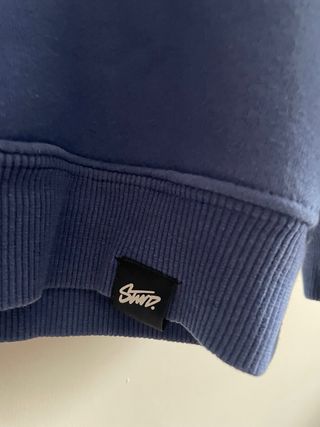 Felpa Oversize Pull&Bear blu