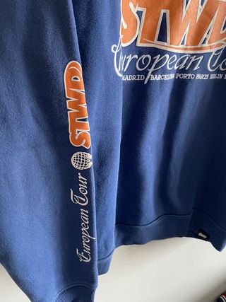 Felpa Oversize Pull&Bear blu