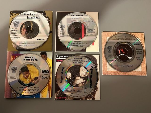 Lote 6 Mini CD Singles R&B/Soul (1989)