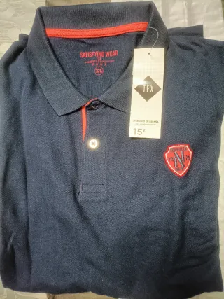 Polo TEX azul talla L