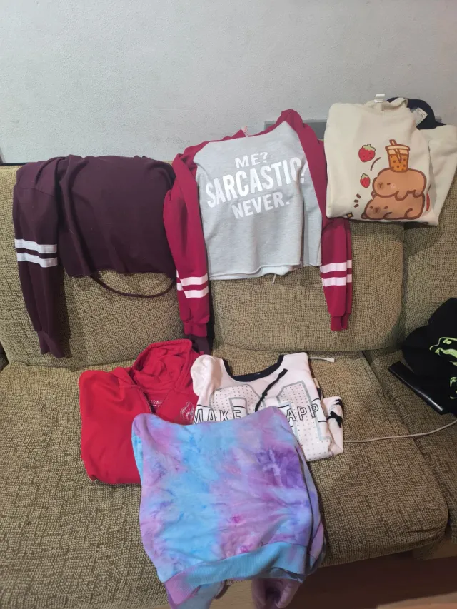 Lote 6 sudaderas talla 12-14 años