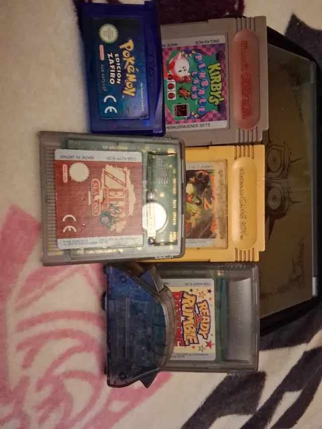 Pack 5 Juegos Game Boy Advance + Adaptador