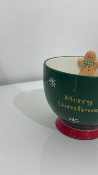 Tazza Grande Natale Gingerbread Uomo