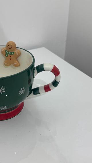 Tazza Grande Natale Gingerbread Uomo