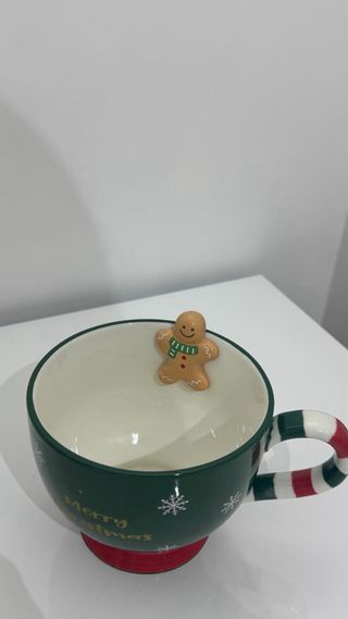 Tazza Grande Natale Gingerbread Uomo