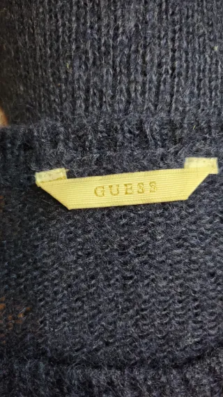 Abito maglione Guess blu con glitter