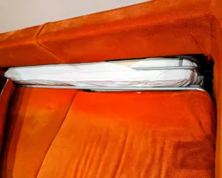 Regalo Divano letto Poltrone e Sofà Arancione