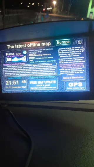 GPS IGOprimo para Camión/Caravana/Coche