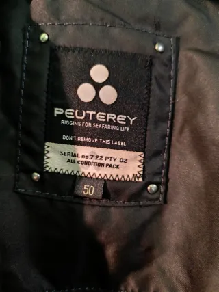Giacca Peuterey originale tg 50 nero perfetto