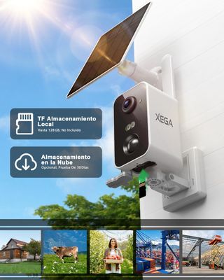 Cámara Vigilancia Exterior XEGA 2K SIM