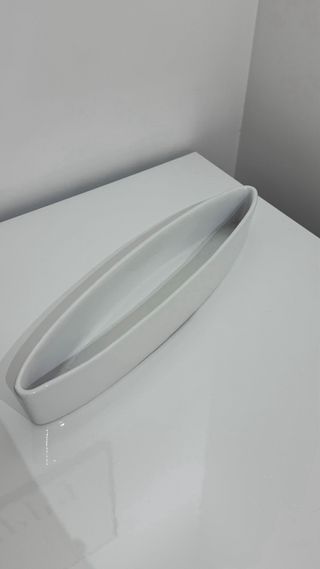 Vassoio bianco in ceramica