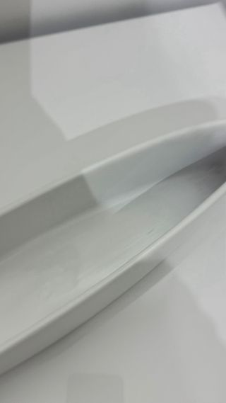 Vassoio bianco in ceramica