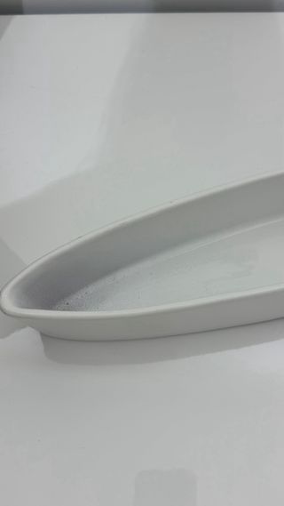 Vassoio bianco in ceramica