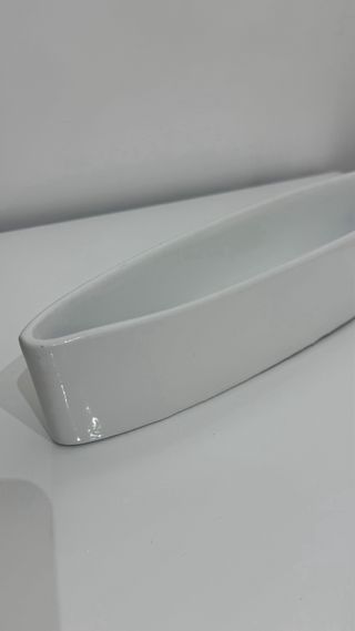 Vassoio bianco in ceramica