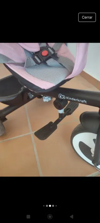 Triciclo evolutivo rosa