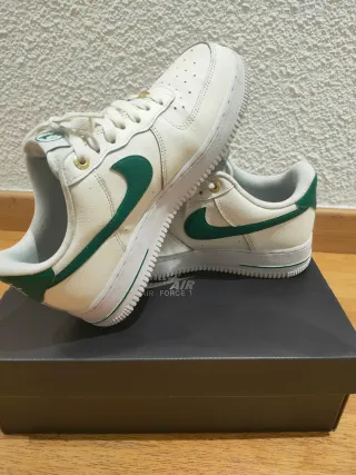 Nike Air Force 1 Blancas y Verdes