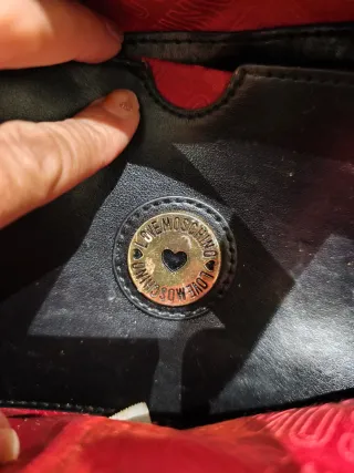 Bolso Love Moschino Negro Acolchado