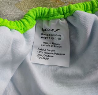 Pañal acuático Speedo 3-6 meses reutilizable nuevo
