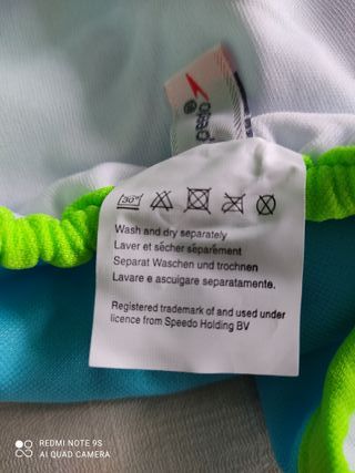 Pañal acuático Speedo 3-6 meses reutilizable nuevo