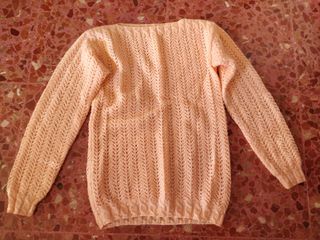 Jersey de punto rosa