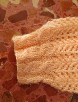 Jersey de punto rosa