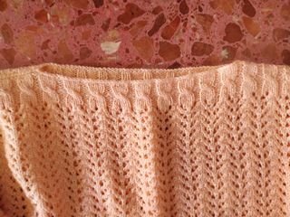 Jersey de punto rosa