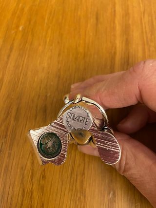 StilArte coppia cagnolini laminati argento