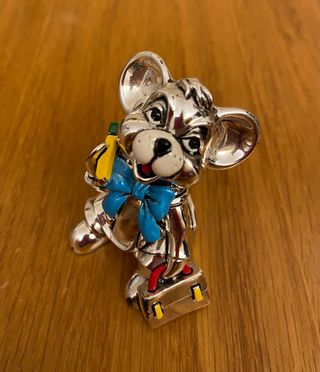 StilArte coppia cagnolini laminati argento