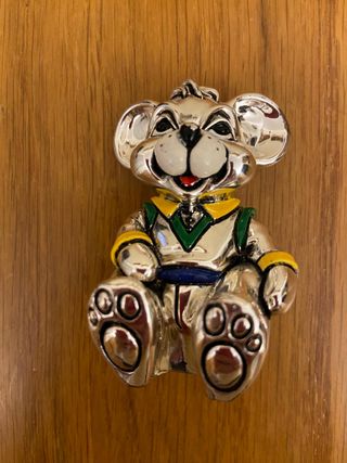 StilArte coppia cagnolini laminati argento