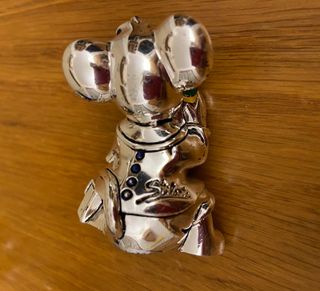 StilArte coppia cagnolini laminati argento