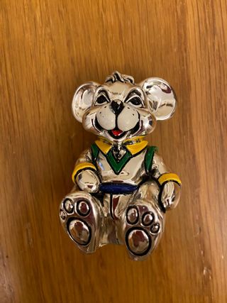 StilArte coppia cagnolini laminati argento