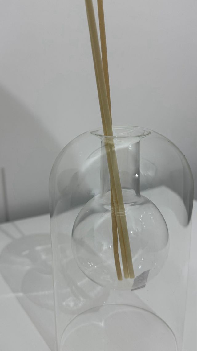 Diffusore ambiente in vetro con bastoncini