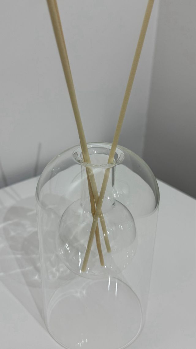 Diffusore ambiente in vetro con bastoncini