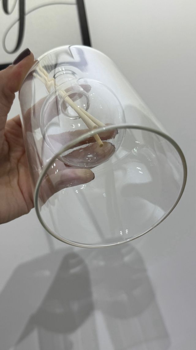 Diffusore ambiente in vetro con bastoncini