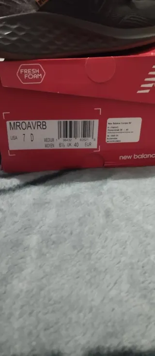 Zapatillas New Balance Hombre Negras/Grises