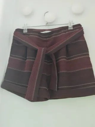 Mango Short Invierno Cinturón Talla M