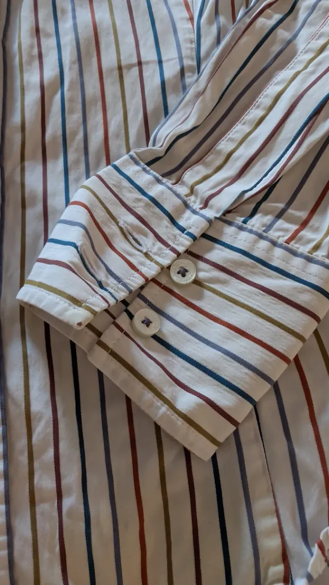 Camisa Carolina Herrera Rayas Multicolor