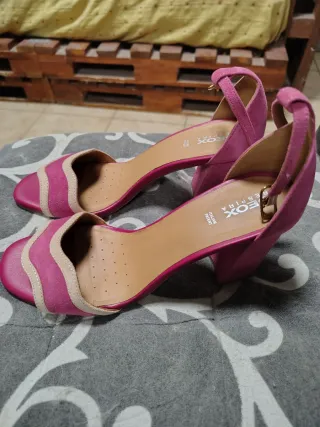 Sandali Geox Rosa e Beige