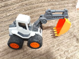 Juguetes: Excavadora + Coches Chicco + Barco