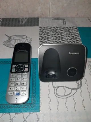 Teléfono Inalámbrico Panasonic Negro/Gris