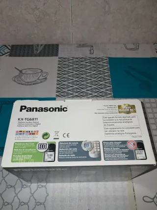 Teléfono Inalámbrico Panasonic Negro/Gris