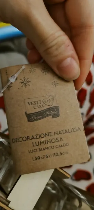 Decorazione scritta XMAS luminosa