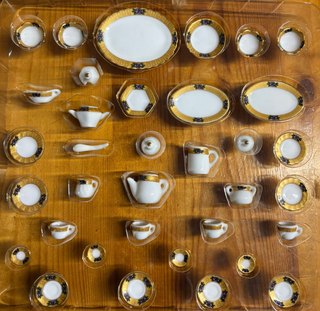 Casita de muñecas artesanal vintage