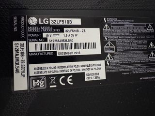 LG Smart TV 32” + Soporte Pared