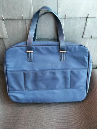 Maletín azul para portátil o documentos