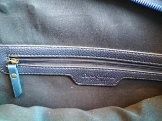 Maletín azul para portátil o documentos