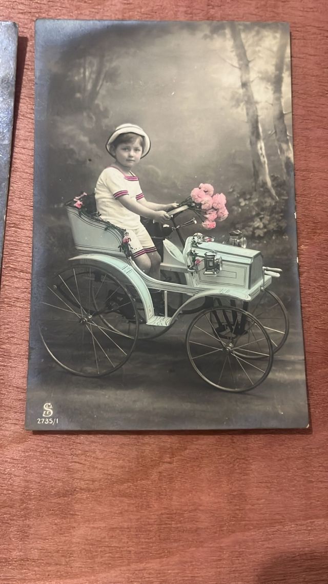 3 Vecchie Cartoline Bambini