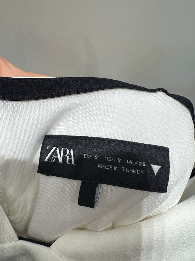 Vestido blanco tirantes lazo