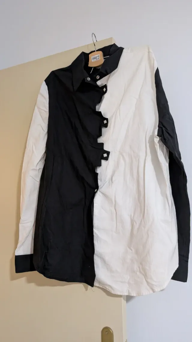 Camisa Bicolor Vintage 90s